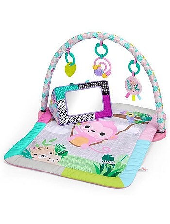 Tapis d'éveil pliable treetop bloom - arche et 5 jouets - bright starts