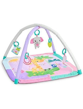 Tapis d'éveil pliable wild wiggles - arche et 5 jouets - bright starts