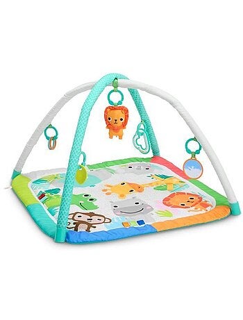 Tapis d'éveil pliable wild wiggles - arche et 5 jouets - bright starts