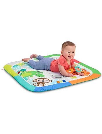 Tapis d'éveil pliable wild wiggles - arche et 5 jouets - bright starts
