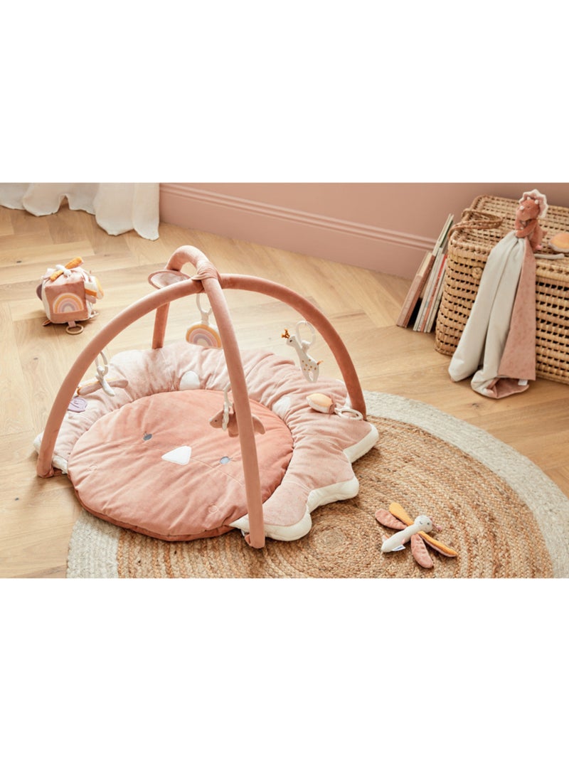 Tapis d'éveil Popsie en Veloudoux®, poudré Noukie's Rose - Kiabi