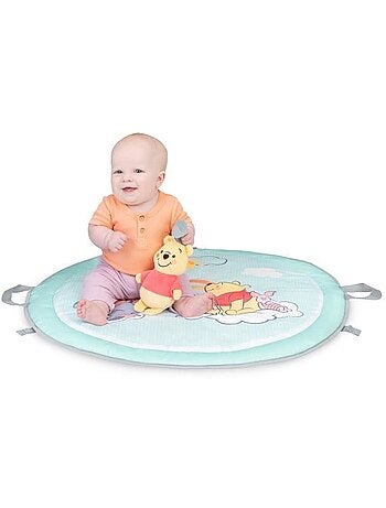 Tapis d'éveil réversible winnie - arche en bois et jouets - disney baby