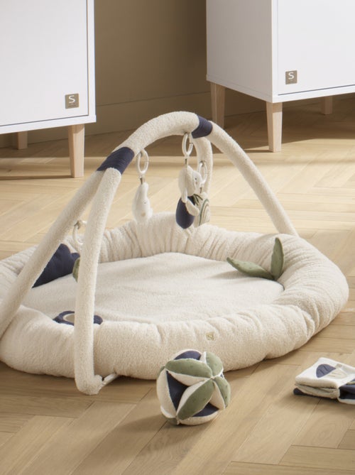 Tapis d'éveil rond en bouclette coton bio - SAUTHON - Kiabi