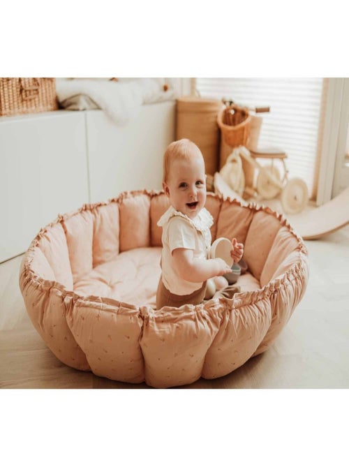 Tapis d'éveil & sac à jouets 3 en 1 en coton bio - Kiabi
