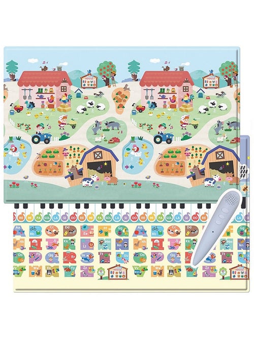 Tapis d'éveil sonore la ferme - Kiabi