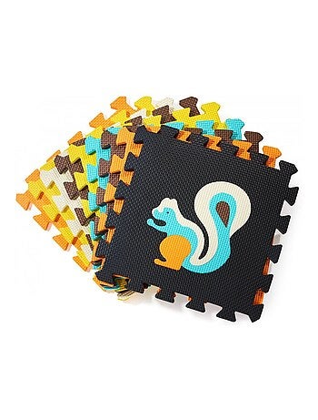 Tapis d'eveil Tapis de Puzzle en Mousse EVA pour Bébé 90*90 - Tapis de Jeu Multicolore