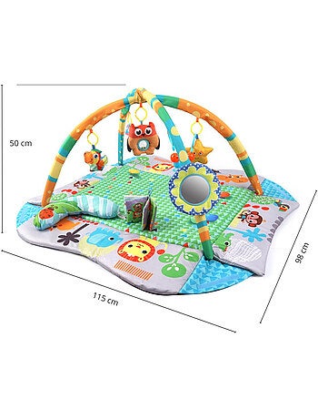 Tapis d'éveil tinymini 4 faces avec barrière