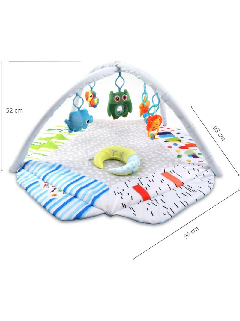Tapis d'éveil TinyMini Monde des tout-petits 2-en-1 Rouge - Kiabi