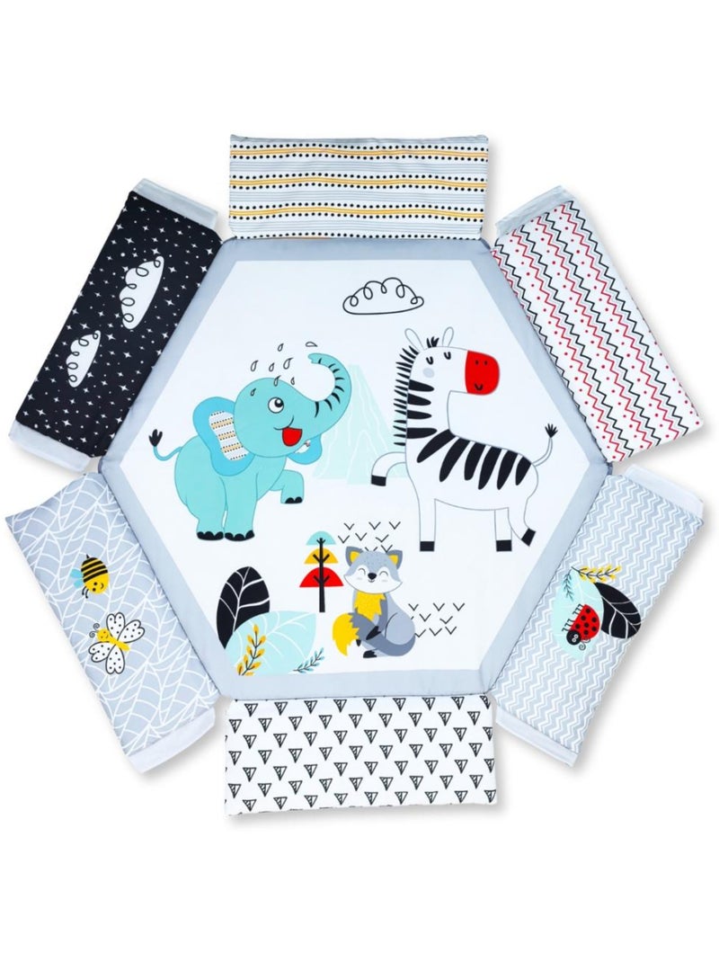 Tapis d'éveil tinymini ours endormi Jaune - Kiabi