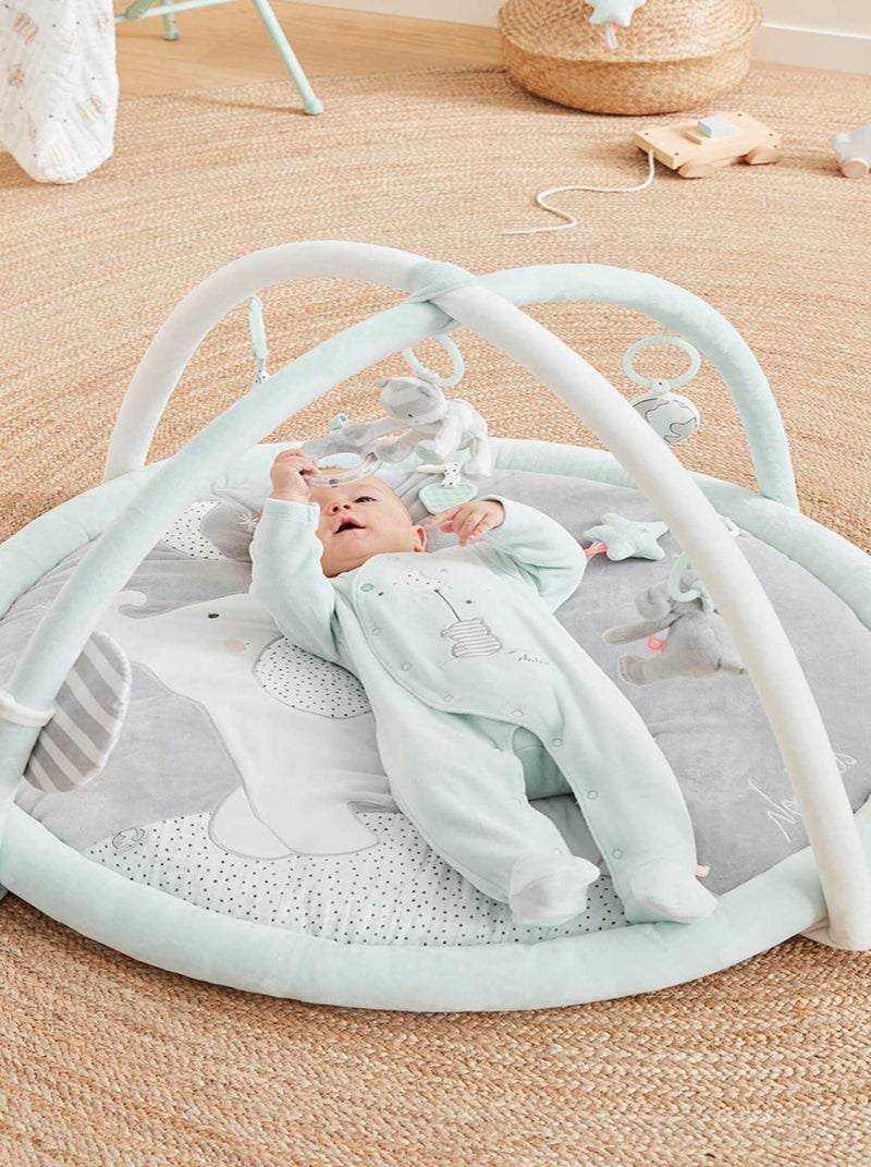Tapis d'eveil Veloudoux Anna & Milo Blanc - Kiabi