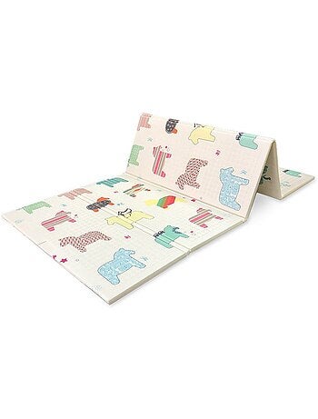 Tapis d'éveil xxl en mousse xpe pliable 200x180cm mamabrum