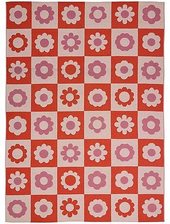 Tapis d'extérieur motif fleurs 160x230cm CHA CHA POP