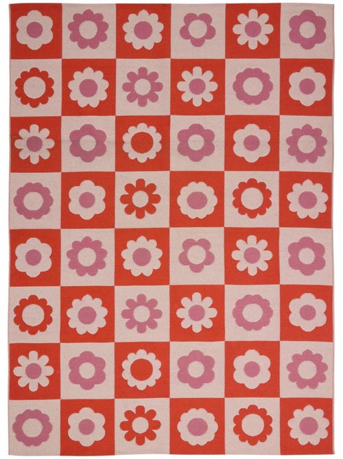 Tapis d'extérieur motif fleurs 160x230cm CHA CHA POP - Kiabi Tapis d'extérieur motif fleurs 160x230cm CHA CHA POP - Kiabi