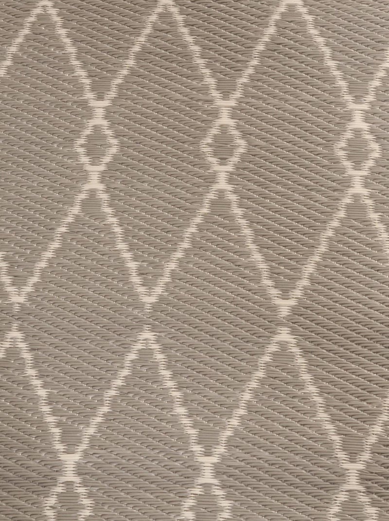 Tapis d'extérieur Motif géométrique - Dylrev gris anthracite - Kiabi