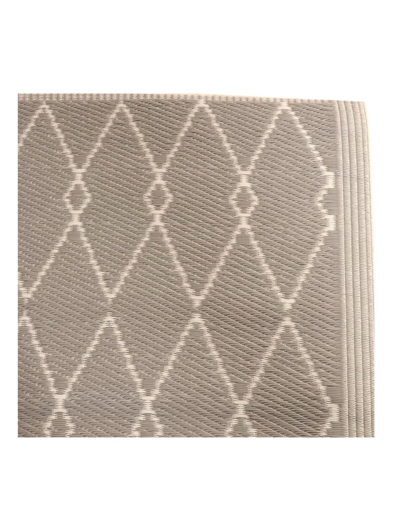 Tapis d'extérieur Motif géométrique - Dylrev gris anthracite - Kiabi