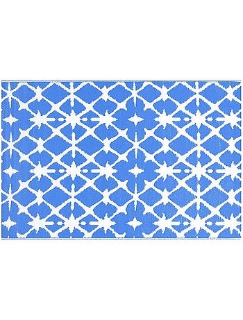 Tapis d’extérieur motif graphique tissé