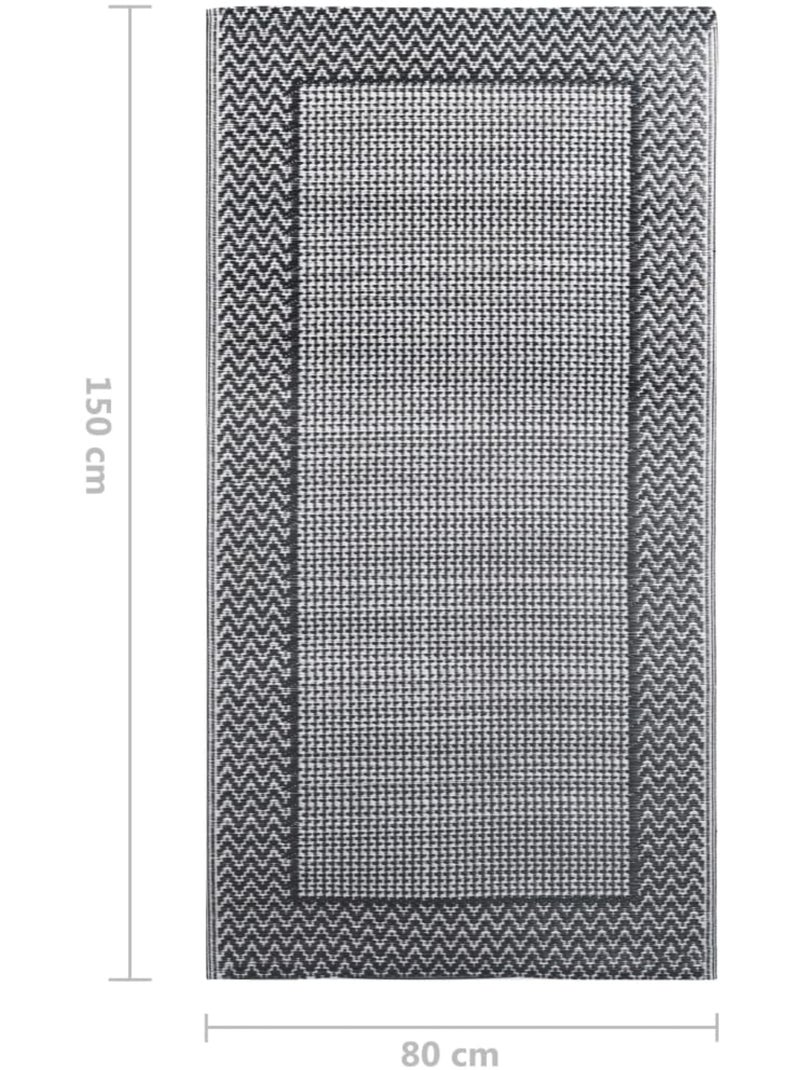 Tapis d’extérieur motif jacquard Gris - Kiabi