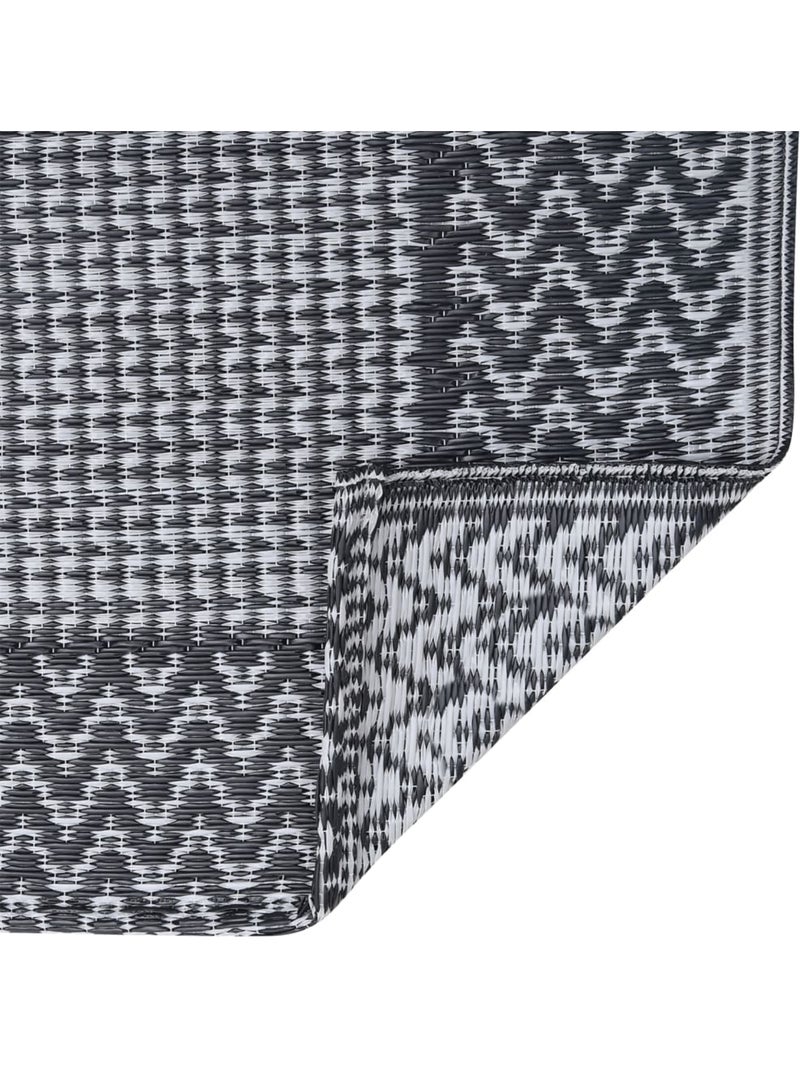 Tapis d’extérieur motif jacquard Gris - Kiabi