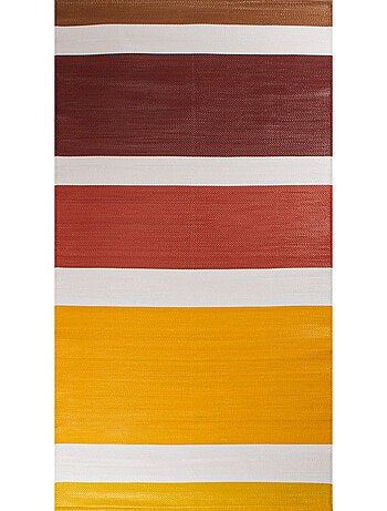 Tapis d'extérieur motif ligne dégradée