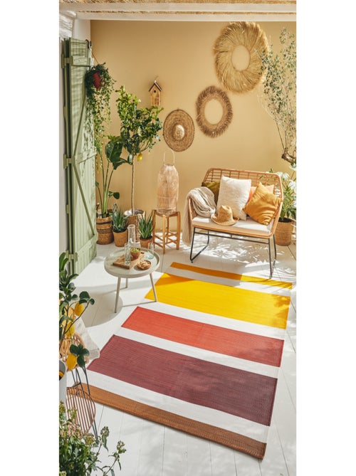 Tapis d'extérieur motif ligne dégradée - Kiabi