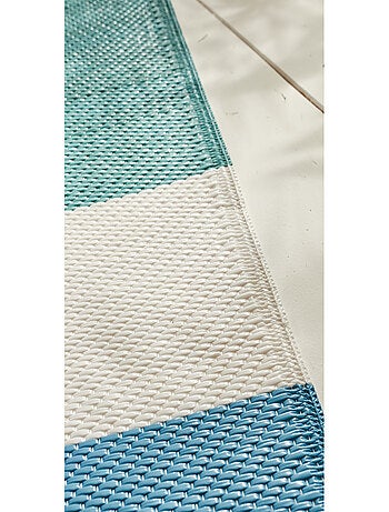 Tapis d'extérieur motif ligne dégradée