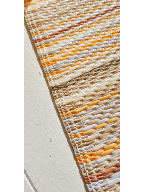 Tapis d'extérieur motif rayure dégradée - Kiabi