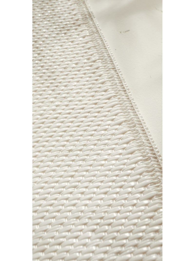 Tapis d'extérieur motif rayure dégradée Blanc - Kiabi