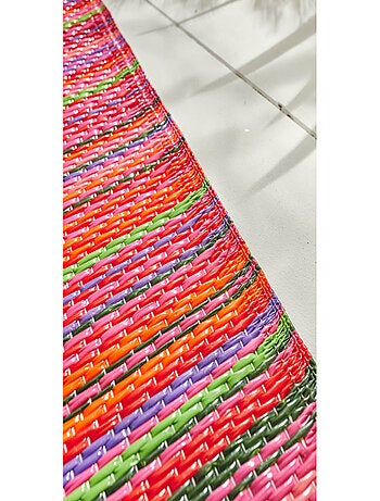 Tapis d'extérieur motif rayure dégradée