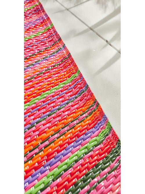Tapis d'extérieur motif rayure dégradée - Kiabi