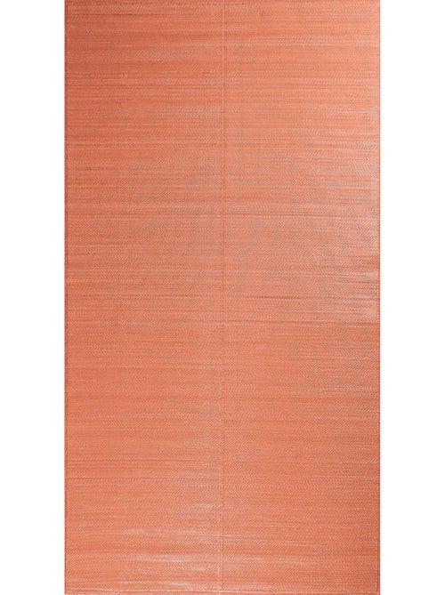 Tapis d'extérieur motif uni corail - Kiabi