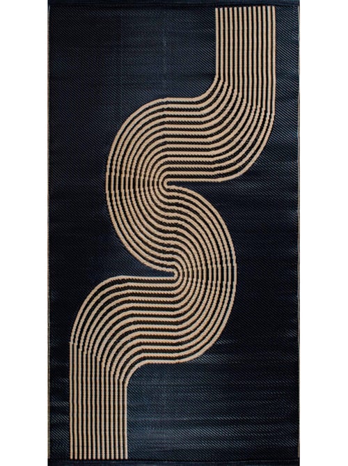Tapis d'extérieur motif vague - Kiabi