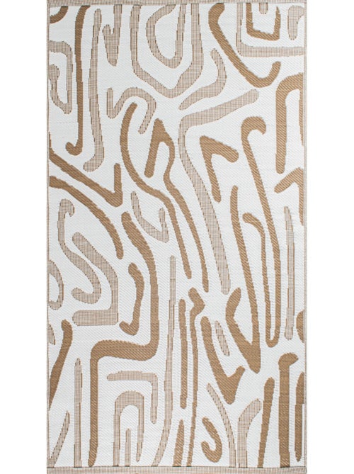 Tapis d'extérieur motifs abstrait - Kiabi