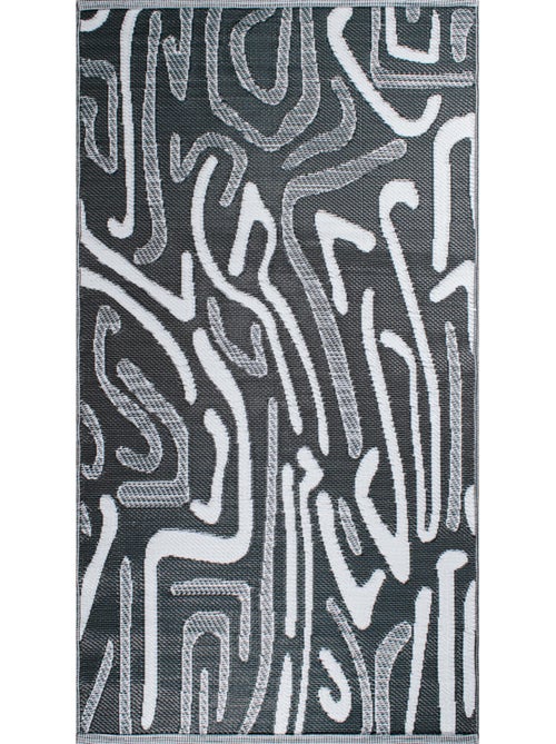 Tapis d'extérieur motifs abstrait - Kiabi