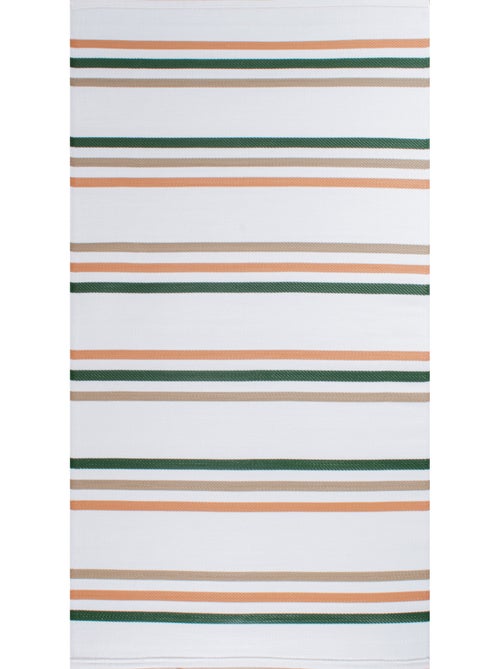 Tapis d'extérieur motifs rayures - Kiabi