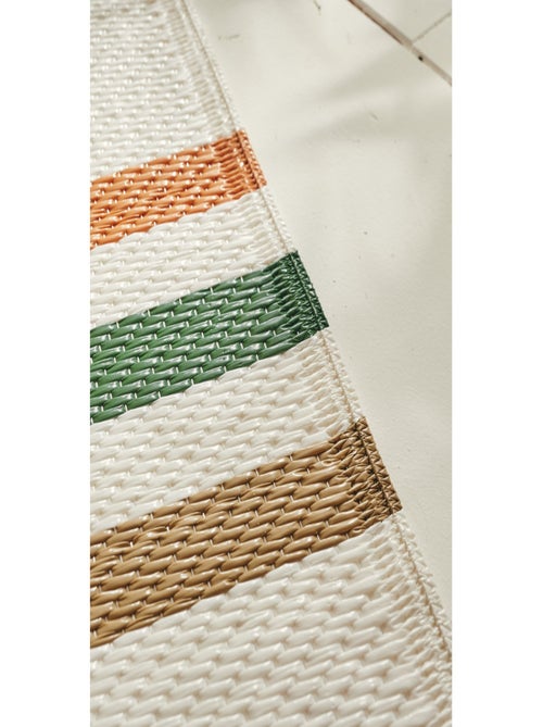 Tapis d'extérieur motifs rayures - Kiabi