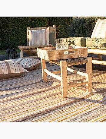 Tapis d’extérieur rayé
