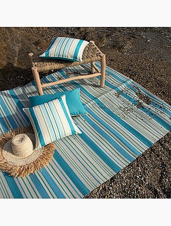 Tapis d’extérieur rayé
