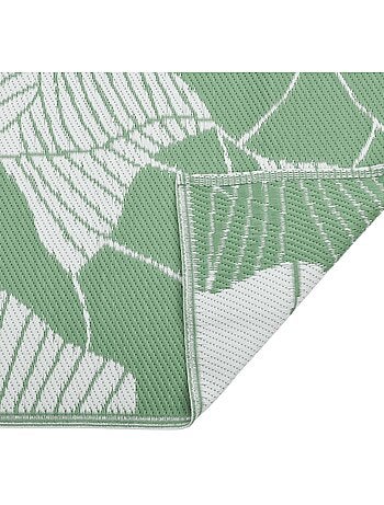 Tapis d’extérieur réversible motif feuillage