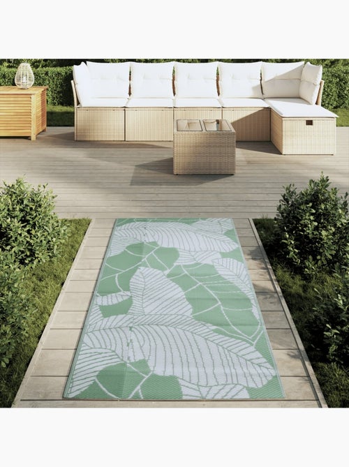 Tapis d’extérieur réversible motif feuillage - Kiabi Tapis d’extérieur réversible motif feuillage - Kiabi