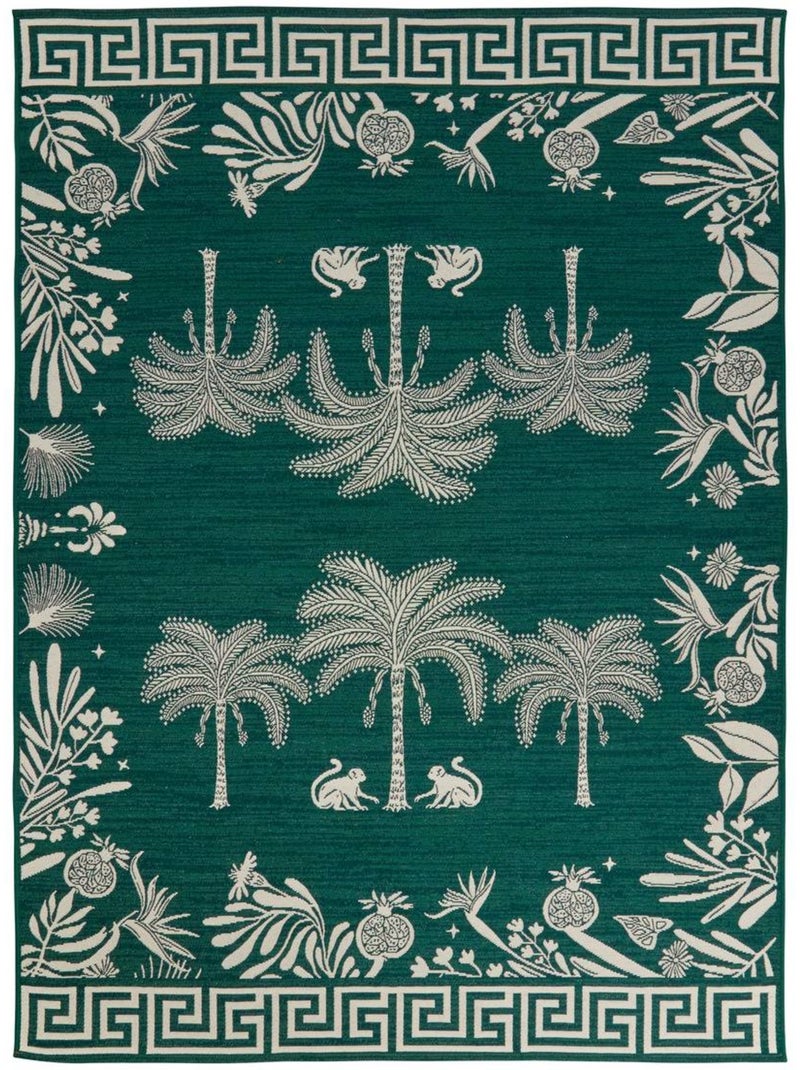 Tapis d'extérieur The palm resort THE PALM RESORT Vert foncé - Kiabi