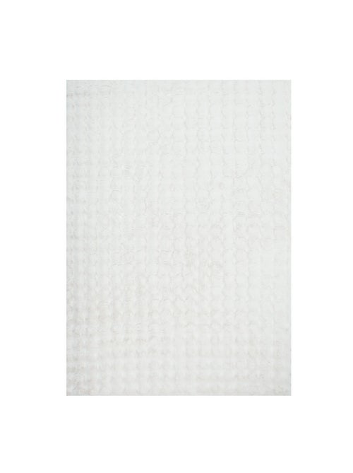 Tapis d'intérieur bubble blanc effet fausse fourrure Bumpy - Kiabi