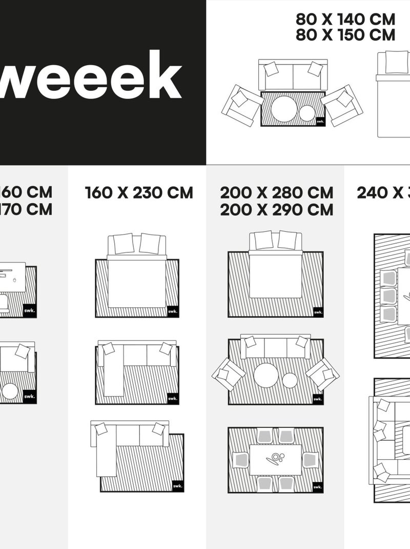 Tapis d'intérieur bubble blanc effet fausse fourrure Bumpy Blanc - Kiabi