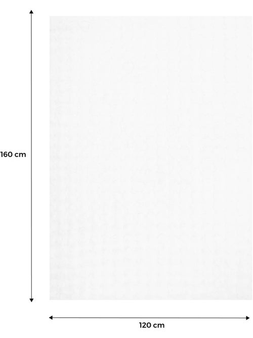 Tapis d'intérieur bubble blanc effet fausse fourrure Bumpy - Kiabi