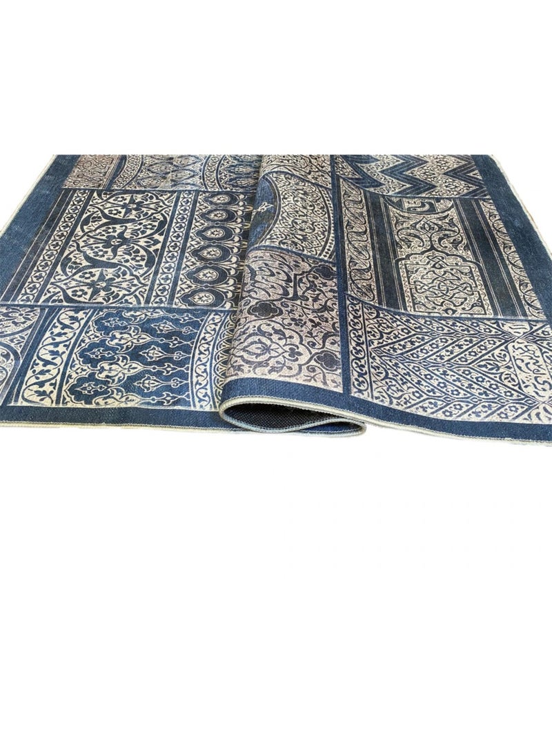 Tapis d'intérieur CORDOUE Bleu - Kiabi
