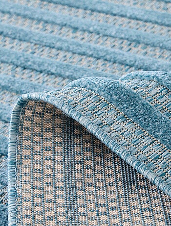 Tapis d'intérieur et extérieur motifs arcs symétriques Santorini