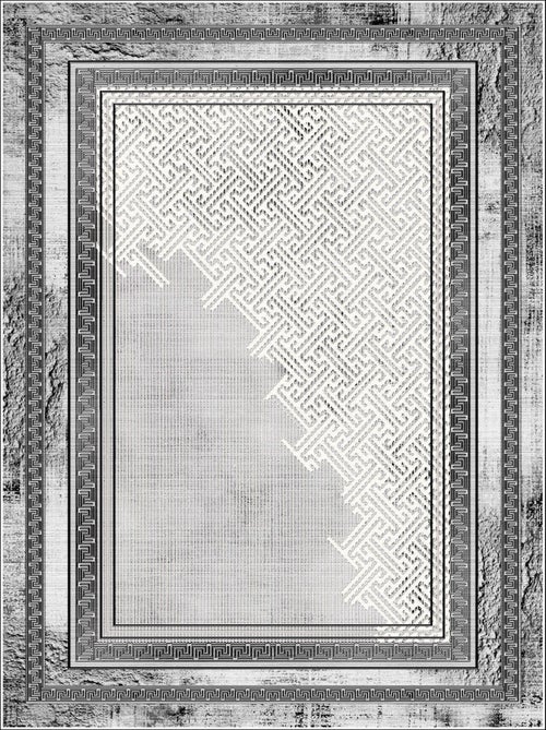 Tapis d'intérieur NAJAT 300 x 400 cm - Gris - Mani Textile - Kiabi