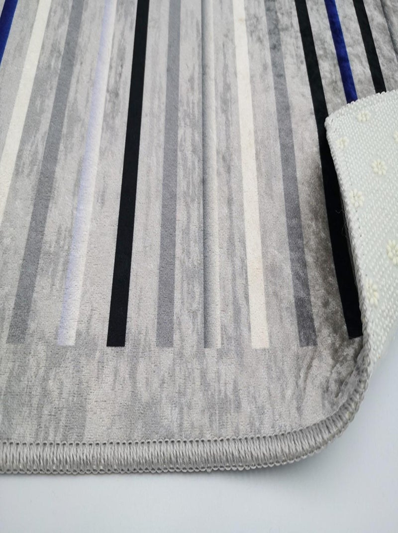 Tapis d'intérieur Rayures Gris - Kiabi