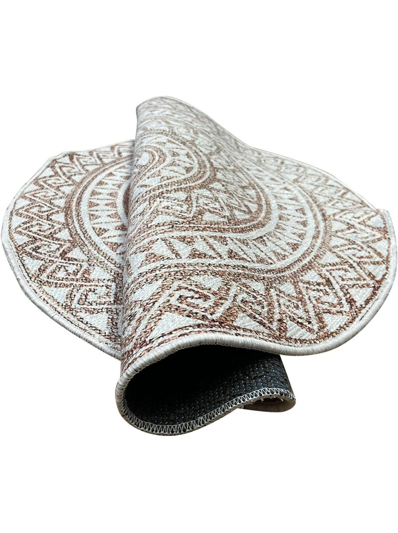 Tapis d'intérieur ROSA Beige/Blanc - Kiabi