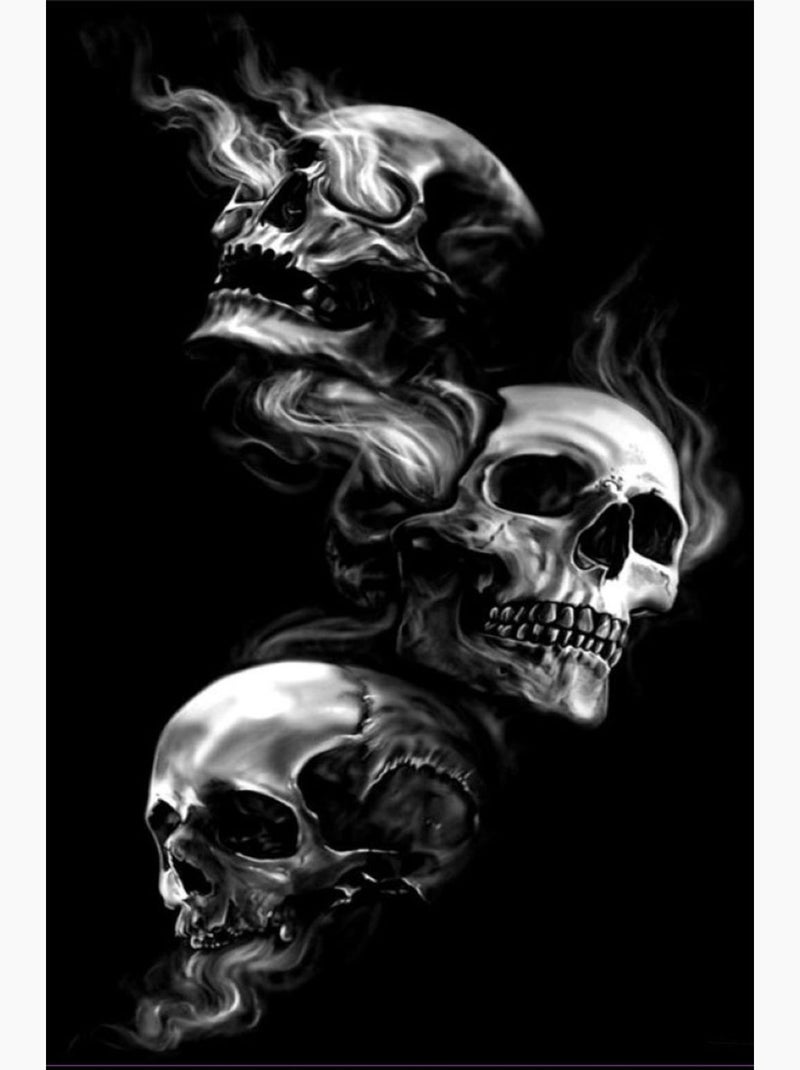 Tapis d'intérieur SKULL Noir Noir - Kiabi