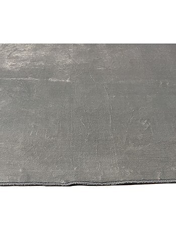 Tapis de salon 200x290 cm Polyester Uni Bleu